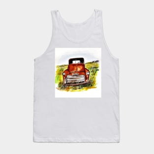 Rusted Farm Truck Tank Top